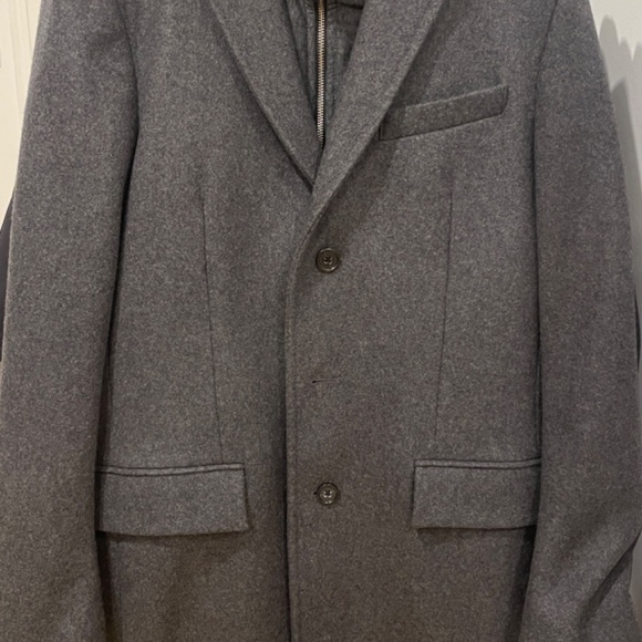 Mens Layered Topcoat Banana Republic - Picture 5 of 10